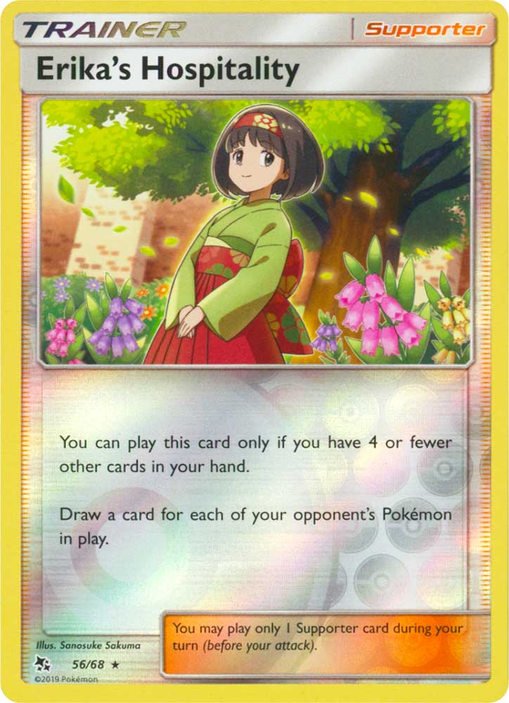 56 / 68 Erika's Hospitality rara foil reverse (EN) -NEAR MINT-