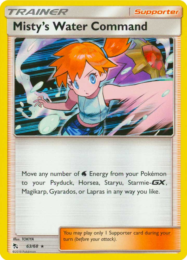63 / 68 Misty's Water Command rara foil (EN) -NEAR MINT-