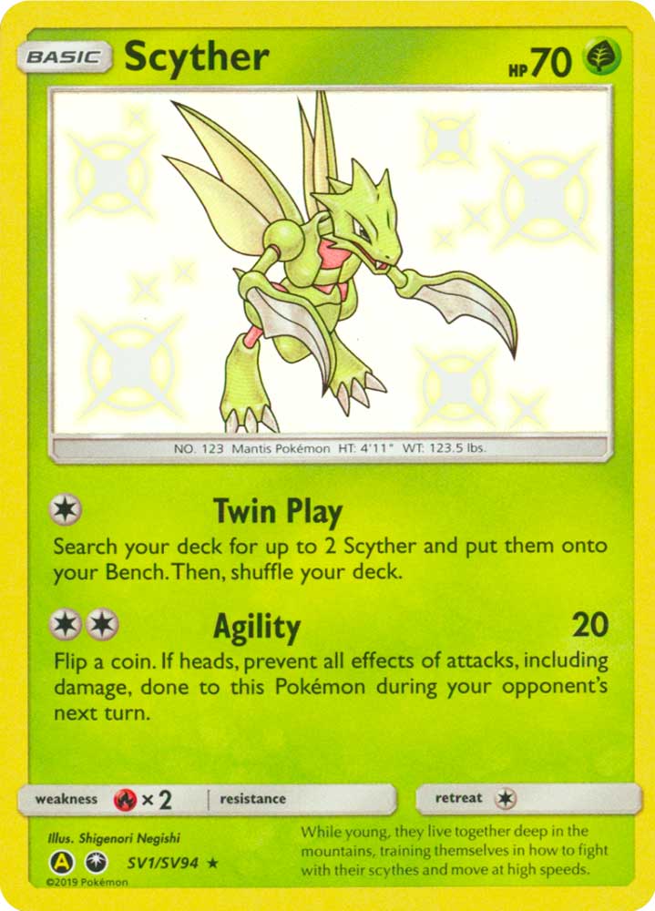 SV01 / SV94 Scyther shiny vault foil (EN) -NEAR MINT-