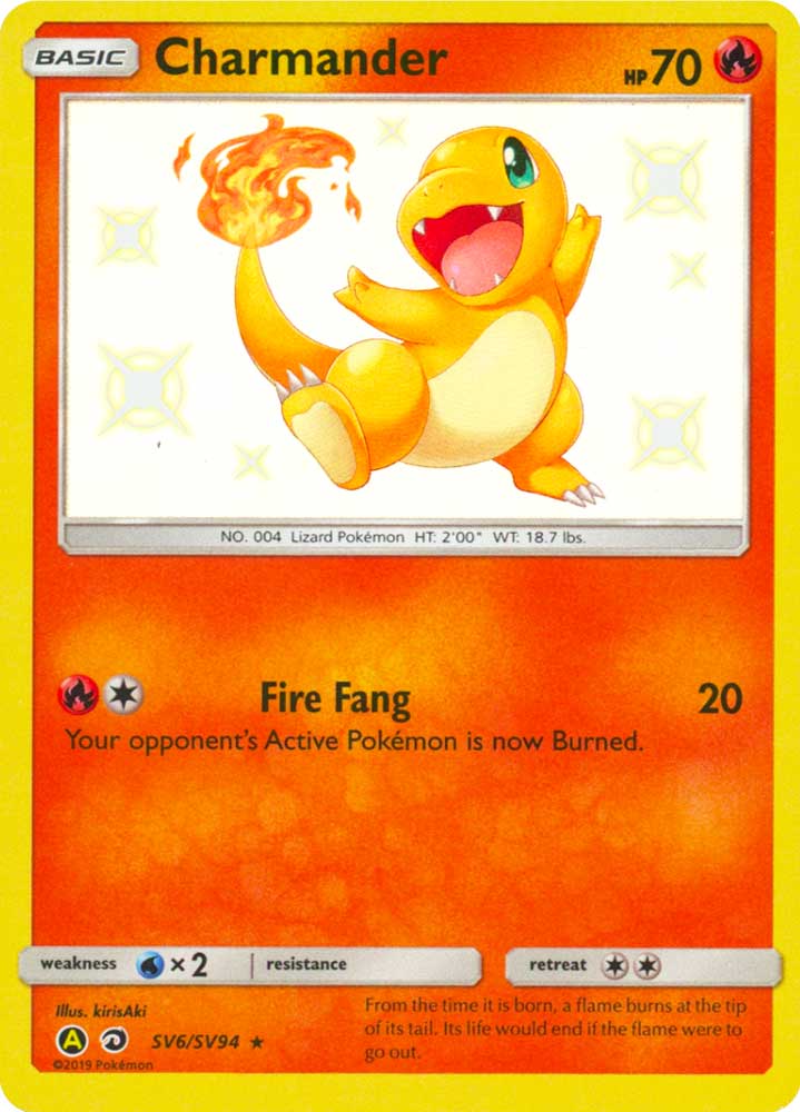 SV06 / SV94 Charmander shiny vault foil (EN) -NEAR MINT-