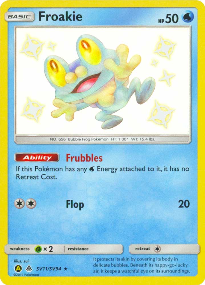 SV11 / SV94 Froakie shiny vault foil (EN) -NEAR MINT-