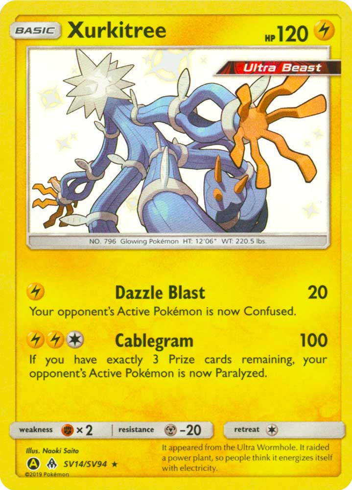 SV14 / SV94 Xurkitree shiny vault foil (EN) -NEAR MINT-