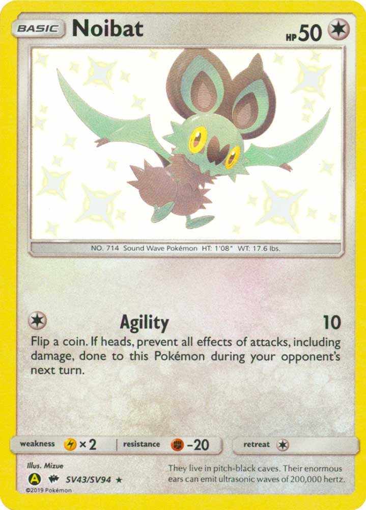 SV43 / SV94 Noibat shiny vault foil (EN) -NEAR MINT-