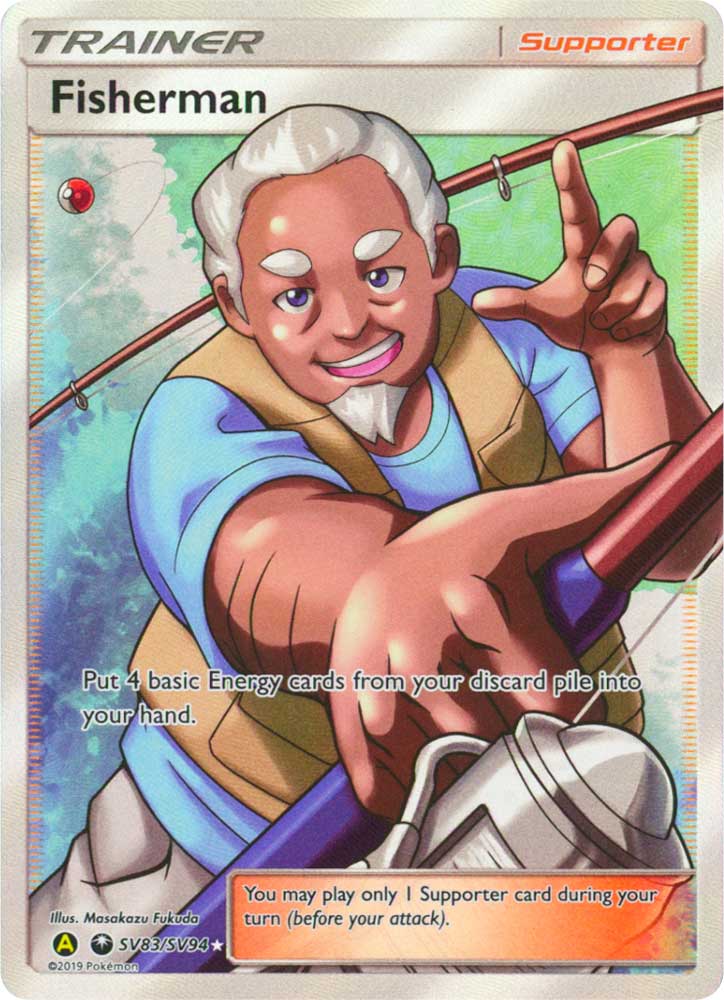 SV83 / SV94 Fisherman shiny vault foil (EN) -NEAR MINT-