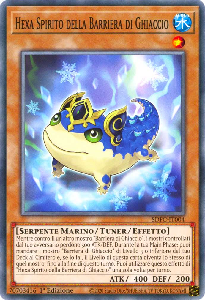 SDFC-IT004 Hexa Spirito della Barriera di Ghiaccio comune 1a Edizione (IT) -NEAR MINT-