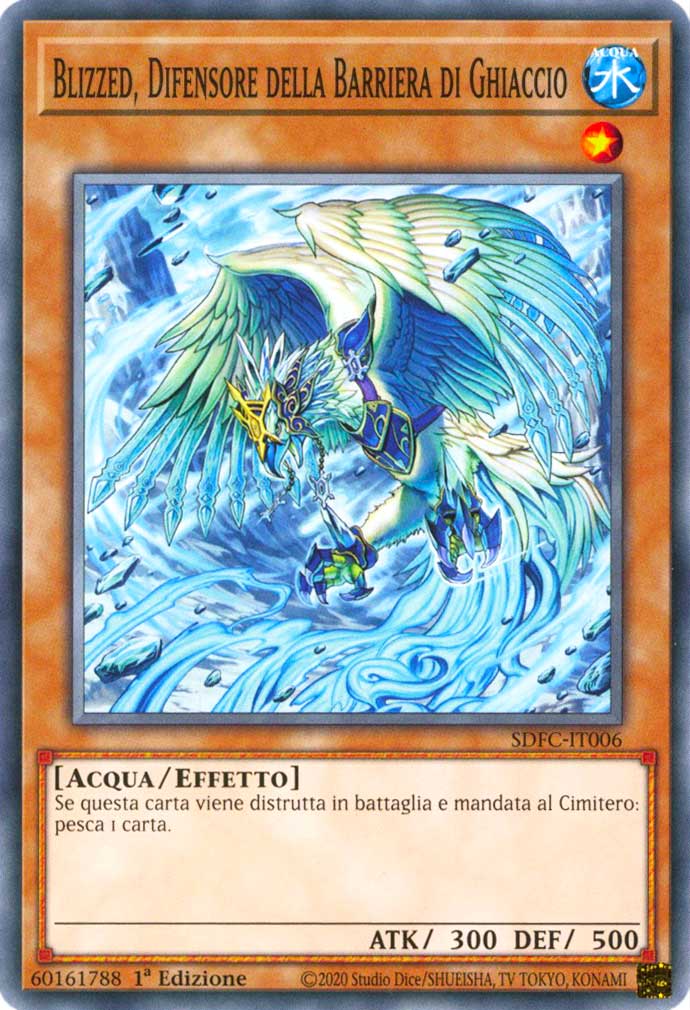 SDFC-IT006 Blizzed, Difensore della Barriera di Ghiaccio comune 1a Edizione (IT) -NEAR MINT-