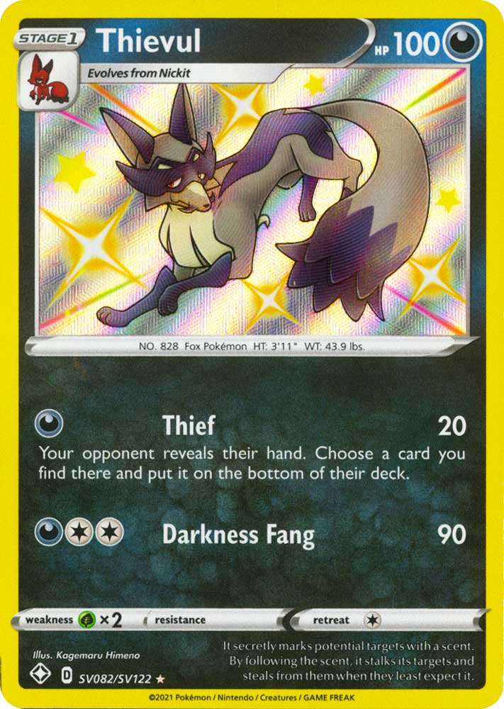 SV082 / SV122 Thievul Rara Shiny Vault foil (EN) -NEAR MINT-
