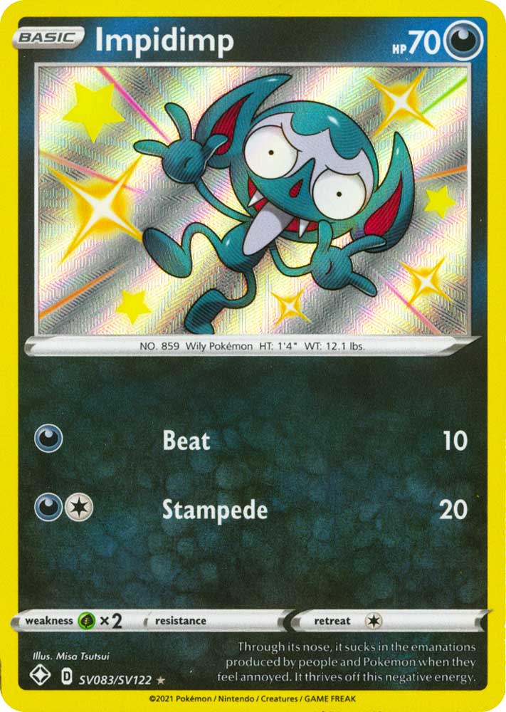 SV083 / SV122 Impadimp Rara Shiny Vault foil (EN) -NEAR MINT-