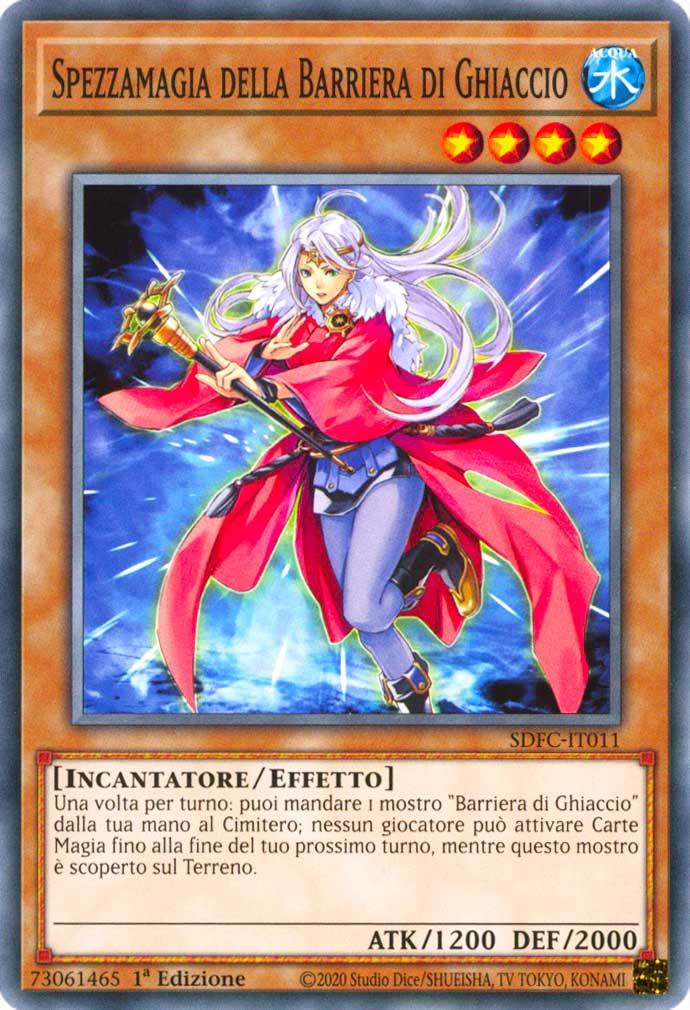 SDFC-IT011 Spezzamagia della Barriera di Ghiaccio comune 1a Edizione (IT) -NEAR MINT-