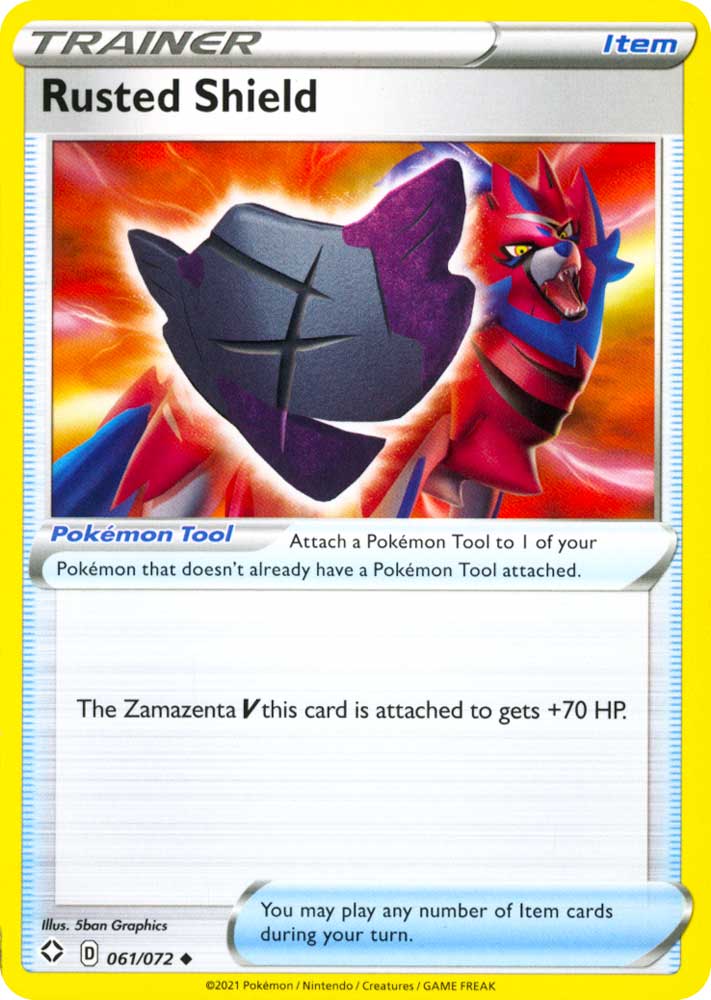 61 / 72 Rusted Shield Non Comune normale (EN) -NEAR MINT-