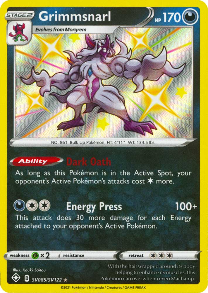 SV085 / SV122 Grimmsnarl Rara Shiny Vault foil (EN) -NEAR MINT-
