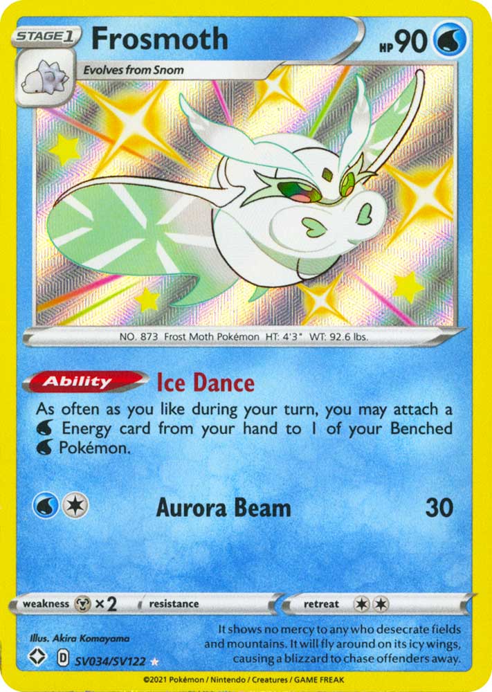 SV034 / SV122 Frosmoth Rara Shiny Vault foil (EN) -NEAR MINT-