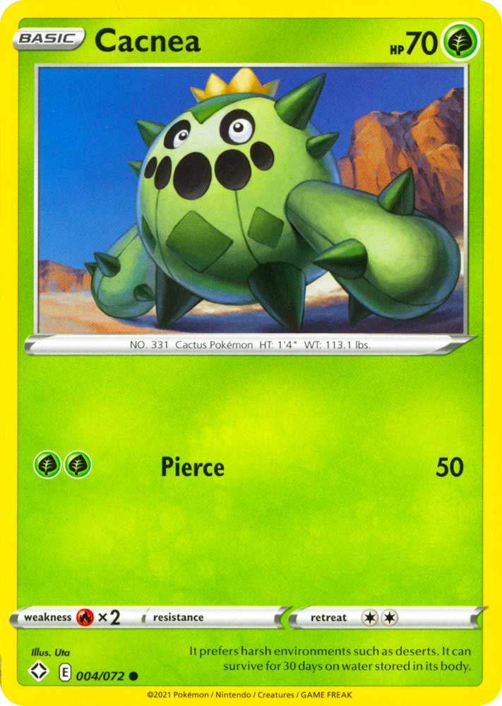 04 / 72 Cacnea Comune normale (EN) -NEAR MINT-