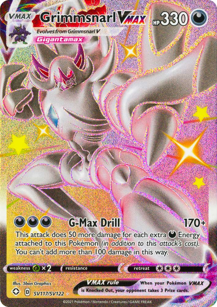 SV117 / SV122 Grimmsnarl VMAX Rara Shiny Vault VMAX foil (EN) -NEAR MINT-