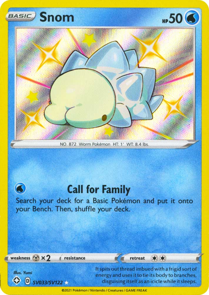 SV033 / SV122 Snom Rara Shiny Vault foil (EN) -NEAR MINT-