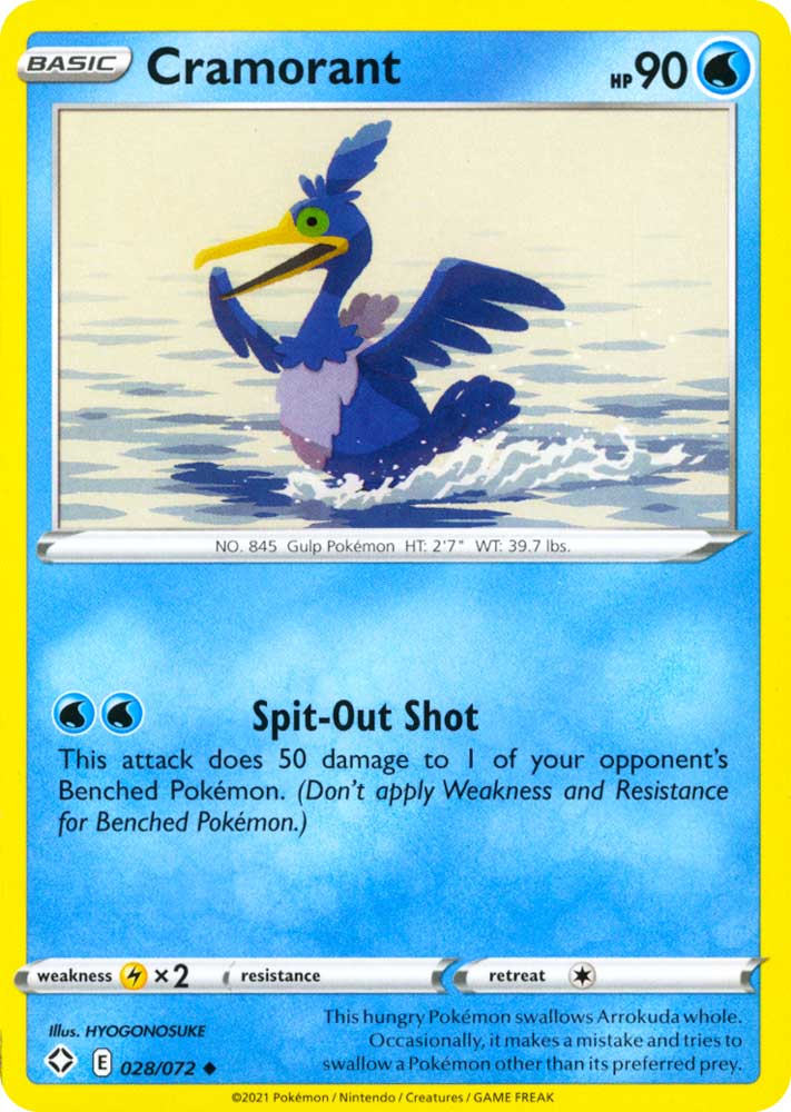 28 / 72 Cramorant Non Comune normale (EN) -NEAR MINT-