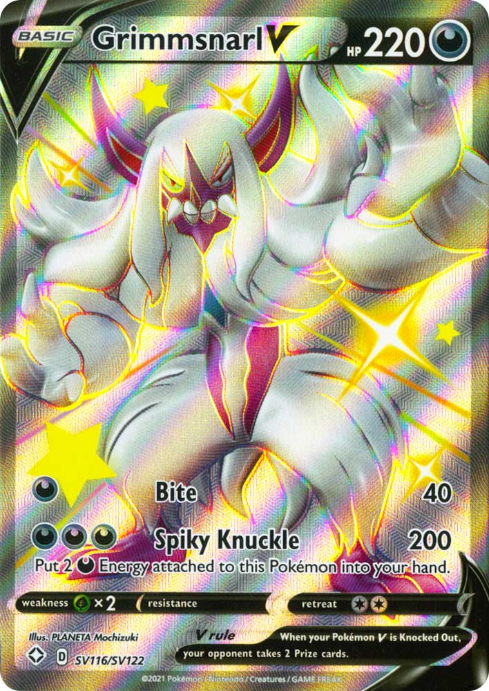 SV116 / SV122 Grimmsnarl V Rara Shiny Vault V foil (EN) -NEAR MINT-