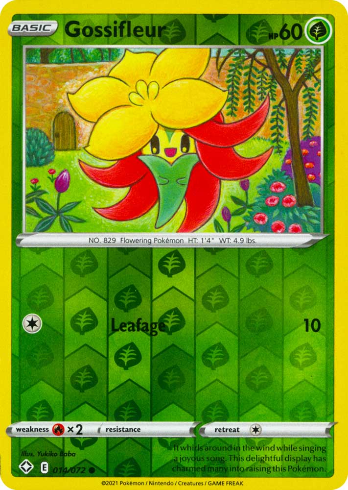 14 / 72 Gossifleur Comune Holo Reverse foil (EN) -NEAR MINT-