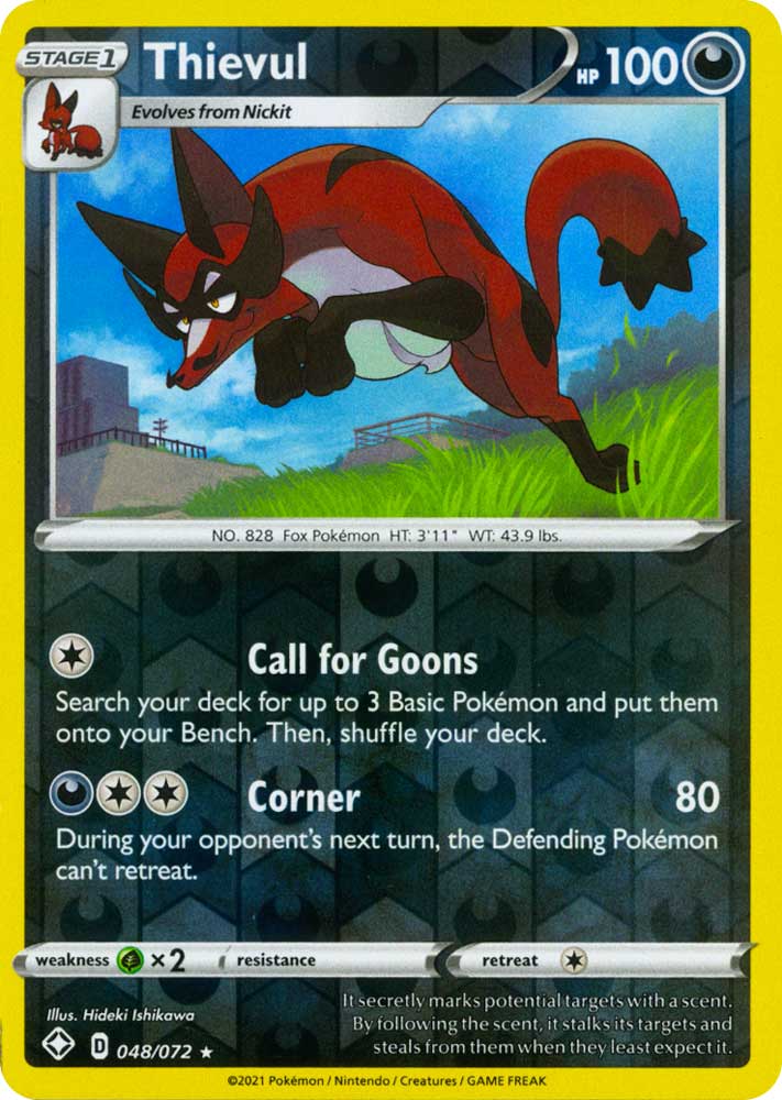 48 / 72 Thievul Rara Holo Reverse foil (EN) -NEAR MINT-