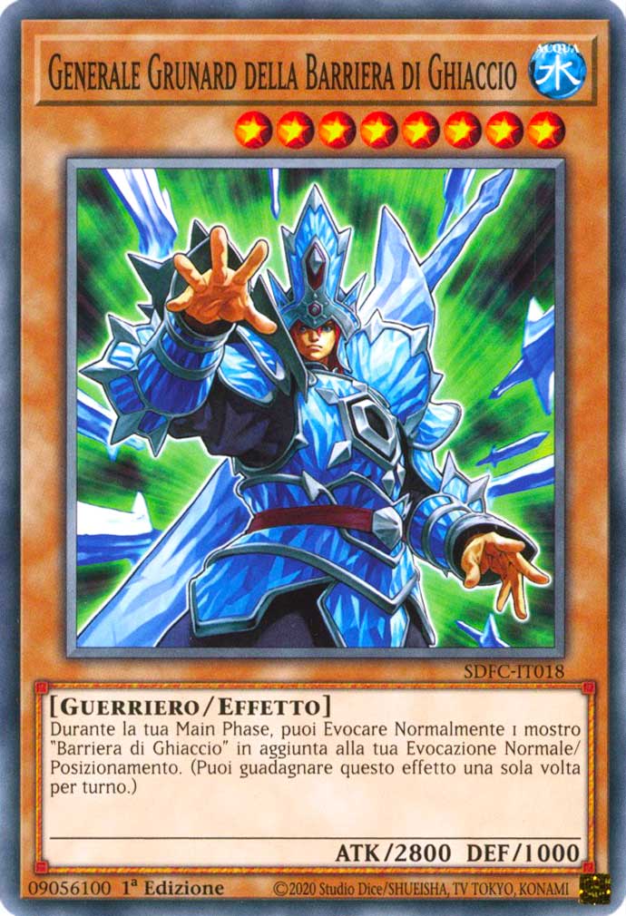 SDFC-IT018 Generale Grunard della Barriera di Ghiaccio comune 1a Edizione (IT) -NEAR MINT-