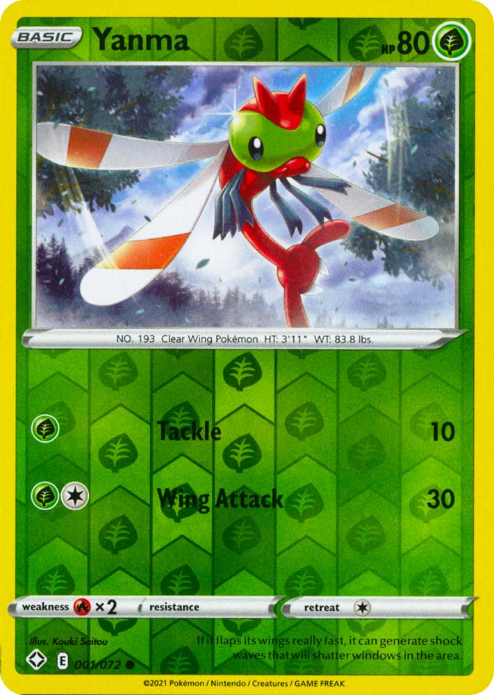 01 / 72 Yanma Comune Holo Reverse foil (EN) -NEAR MINT-