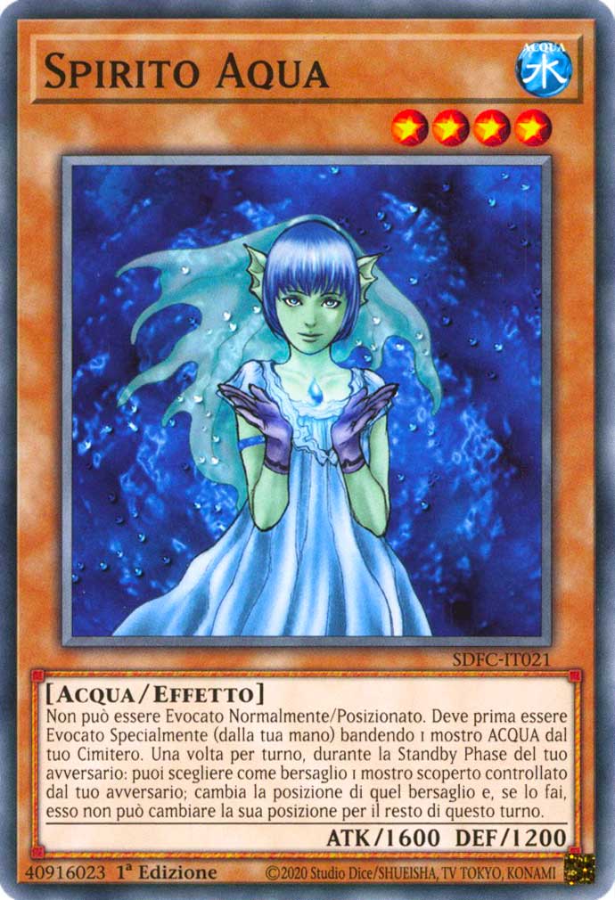 SDFC-IT021 Spirito Aqua comune 1a Edizione (IT) -NEAR MINT-