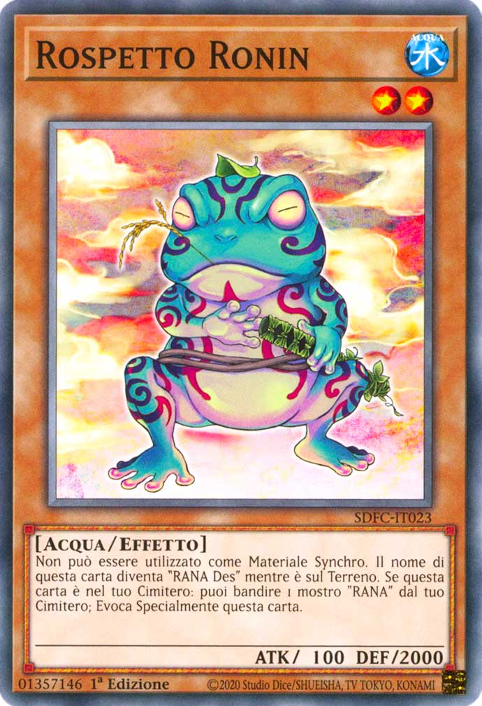 SDFC-IT023 Rospetto Ronin comune 1a Edizione (IT) -NEAR MINT-