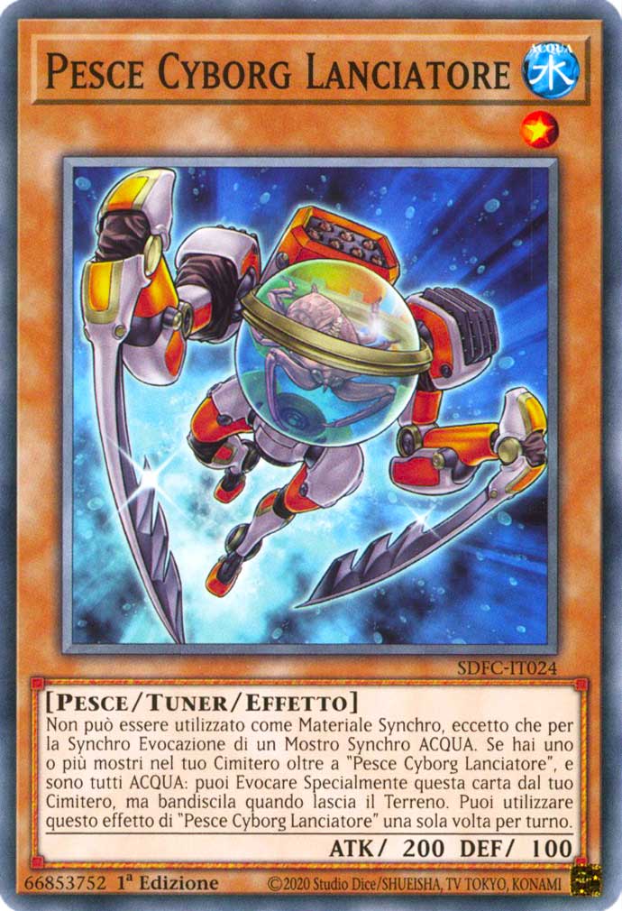 SDFC-IT024 Pesce Cyborg Lanciatore comune 1a Edizione (IT) -NEAR MINT-