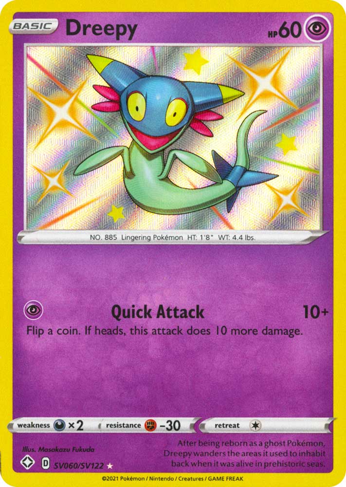 SV060 / SV122 Dreepy Rara Shiny Vault foil (EN) -NEAR MINT-