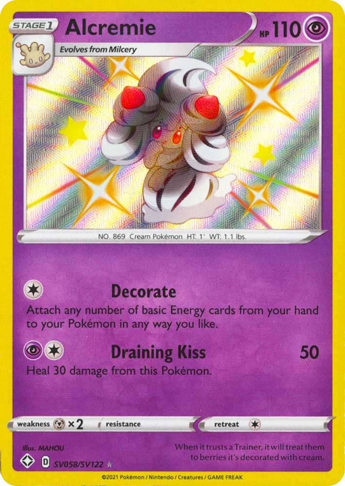 SV058 / SV122 Alcremie Rara Shiny Vault foil (EN) -NEAR MINT-
