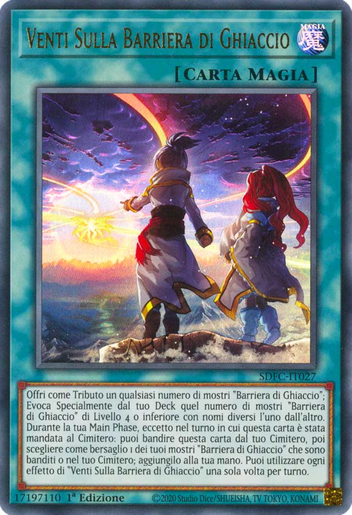 SDFC-IT027 Venti sulla Barriera di Ghiaccio ultra rara 1a Edizione (IT) -NEAR MINT-