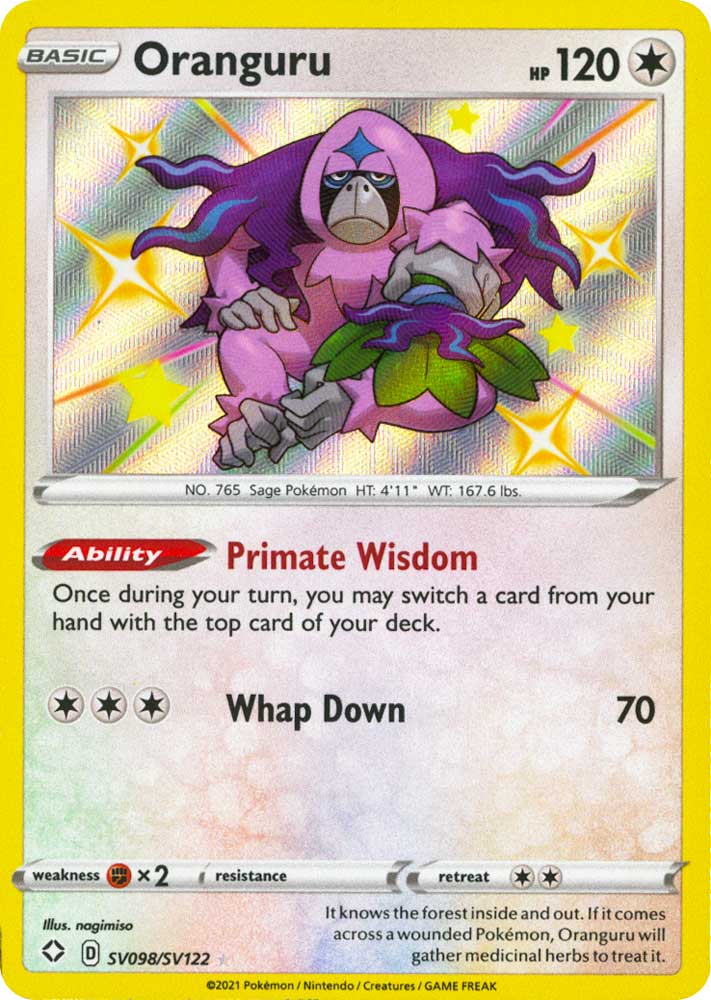 SV098 / SV122 Oranguru Rara Shiny Vault foil (EN) -NEAR MINT-