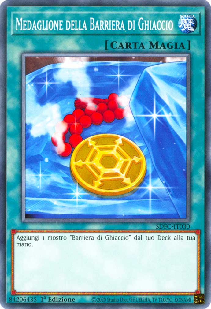 SDFC-IT030 Medaglione della Barriera di Ghiaccio comune 1a Edizione (IT) -NEAR MINT-