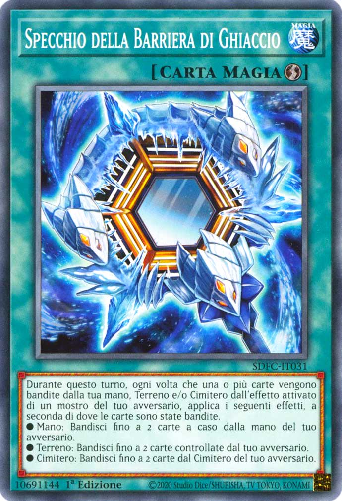 SDFC-IT031 Specchio della Barriera di Ghiaccio comune 1a Edizione (IT) -NEAR MINT-