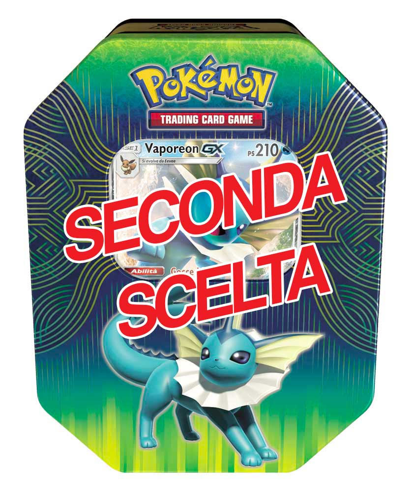 Tin da collezione Potere degli Elementi Vaporeon GX (seconda scelta) (IT)