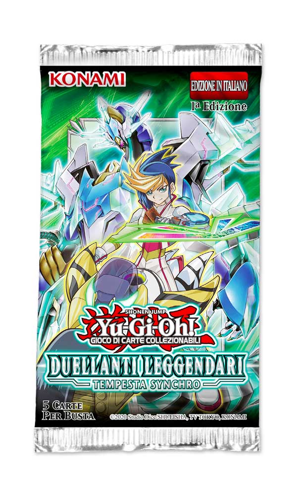Duellanti Leggendari: Tempesta Synchro 1a edizione busta 5 carte (IT)