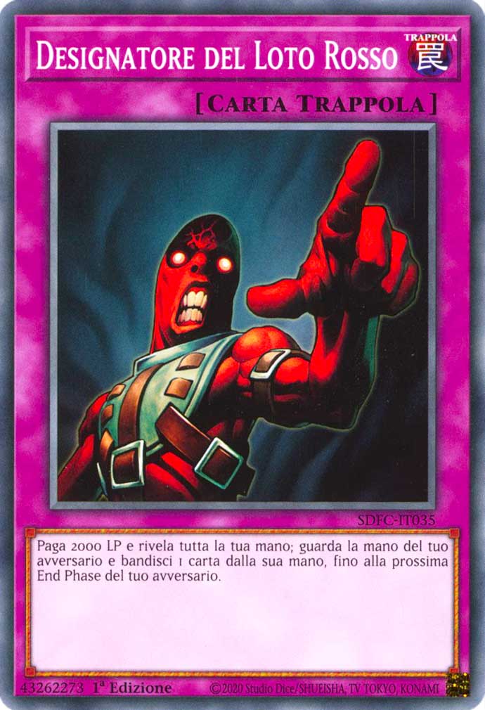 SDFC-IT035 Designatore del Loto Rosso comune 1a Edizione (IT) -NEAR MINT-