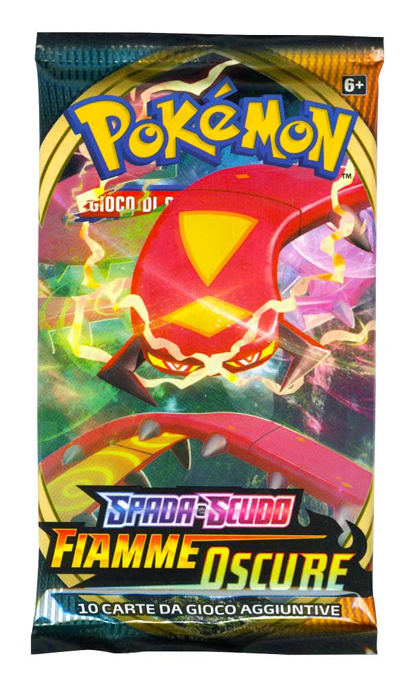 Spada e Scudo Fiamme Oscure busta 10 carte Artwork Centiskorch VMAX (IT)