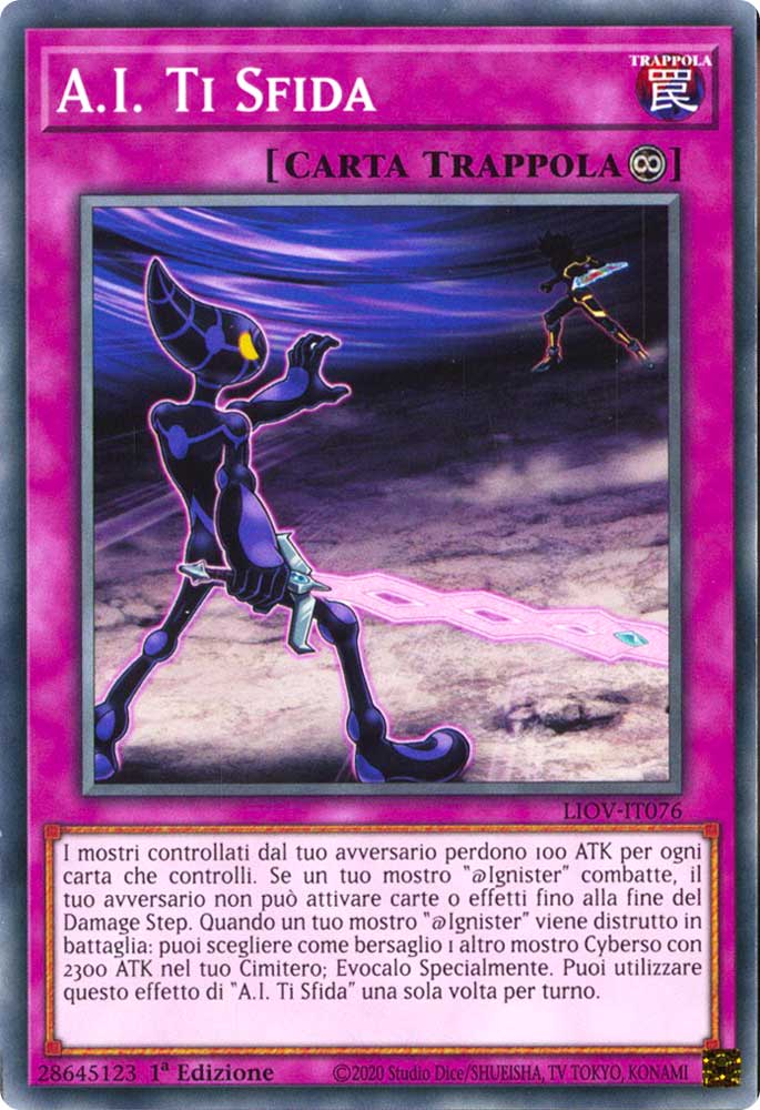 LIOV-IT076 A.I. Ti Sfida comune 1a Edizione (IT) -NEAR MINT-