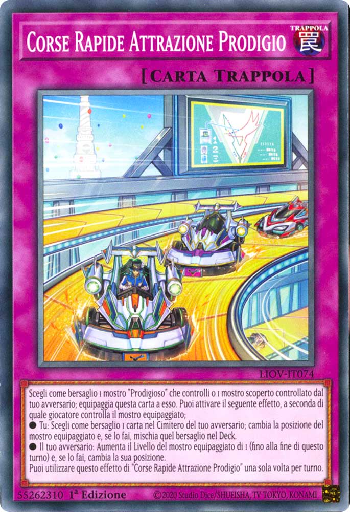 LIOV-IT074 Corse Rapide Attrazione Prodigio comune 1a Edizione (IT) -NEAR MINT-
