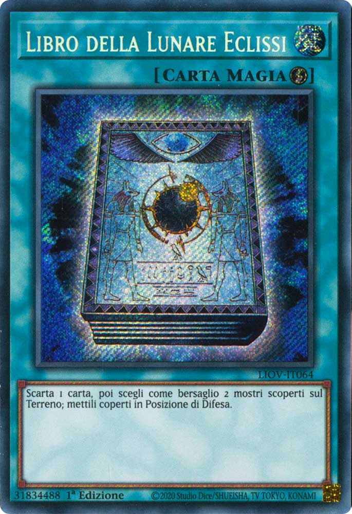 LIOV-IT064 Libro della Lunare Eclissi rara segreta 1a Edizione (IT) -NEAR MINT-
