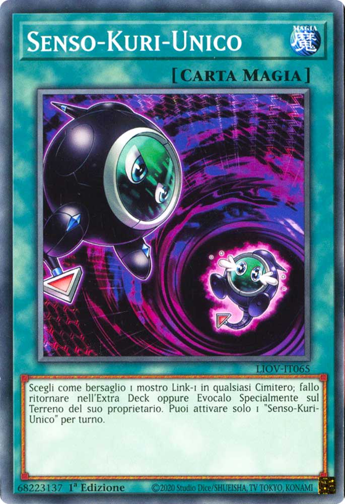 LIOV-IT065 Senso-Kuri-Unico comune 1a Edizione (IT) -NEAR MINT-