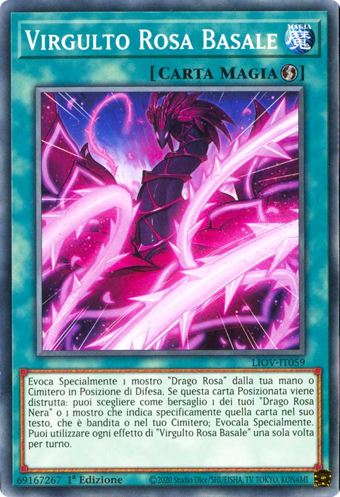 LIOV-IT059 Virgulto Rosa Basale comune 1a Edizione (IT) -NEAR MINT-