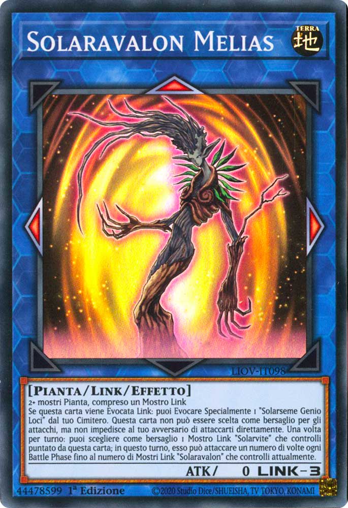 LIOV-IT098 Solaravalon Melias super rara 1a Edizione (IT) -NEAR MINT-