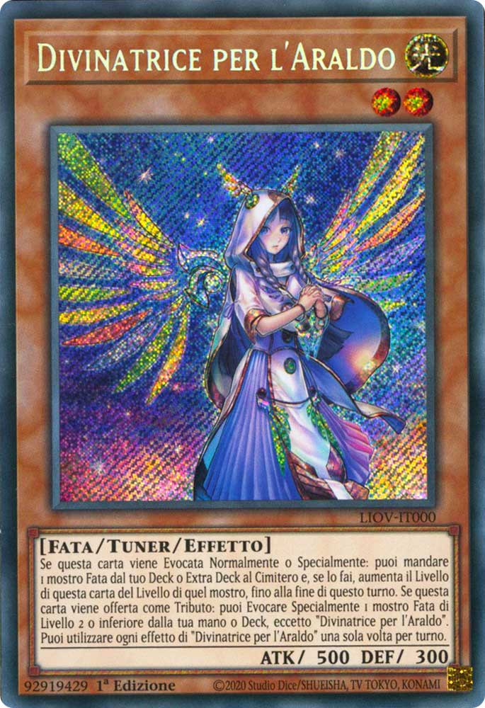 LIOV-IT000 Divinatrice per l'Araldo rara segreta 1a Edizione (IT) -NEAR MINT-