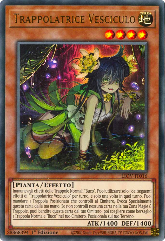 LIOV-IT016 Trappolatrice Vesciculo ultra rara 1a Edizione (IT) -NEAR MINT-