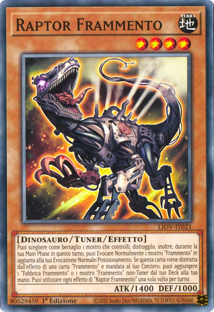 LIOV-IT021 Raptor Frammento comune 1a Edizione (IT) -NEAR MINT-