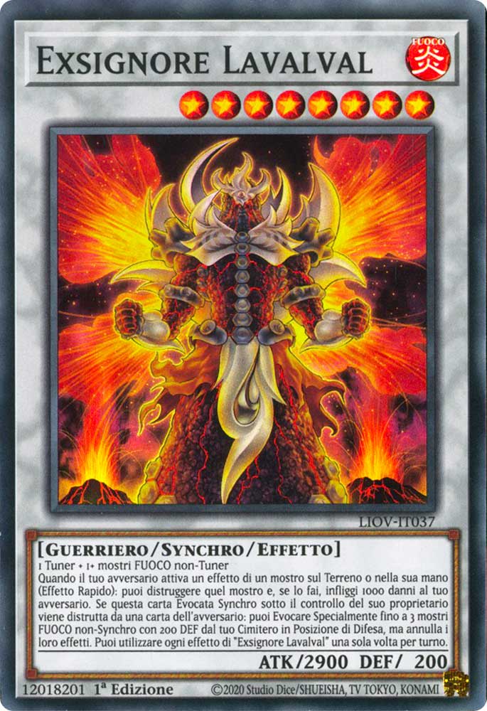LIOV-IT037 Exsignore Lavalval super rara 1a Edizione (IT) -NEAR MINT-