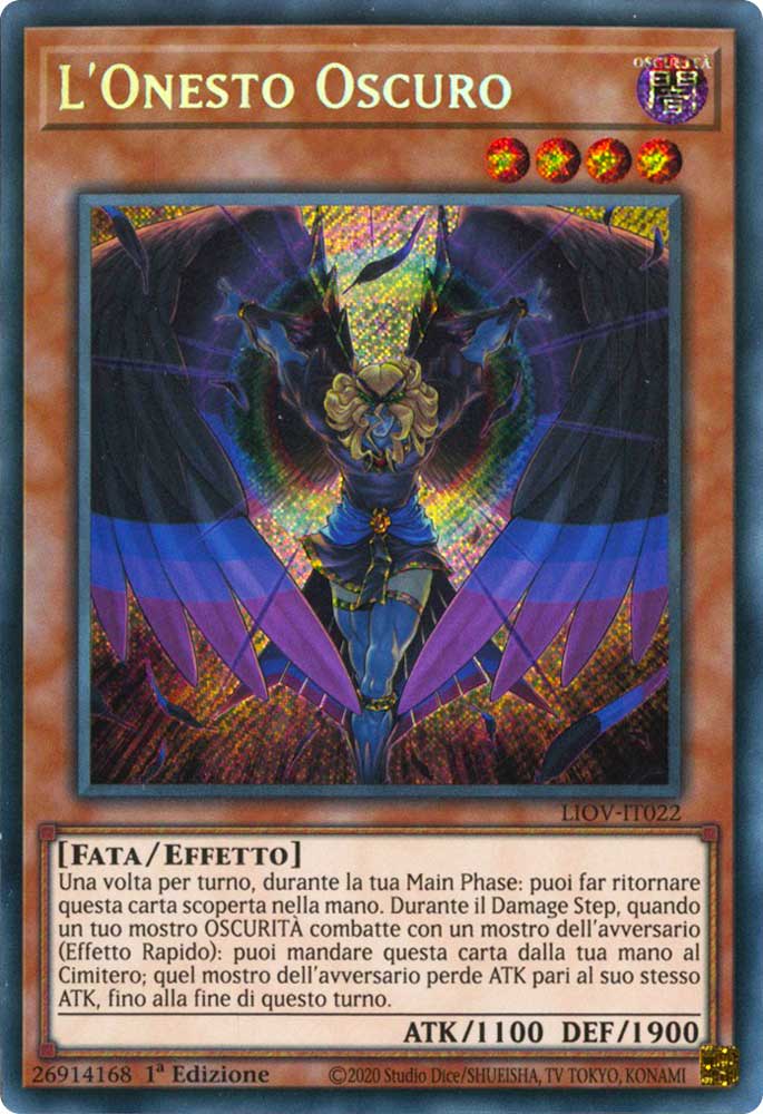 LIOV-IT022 L'Onesto Oscuro rara segreta 1a Edizione (IT) -NEAR MINT-
