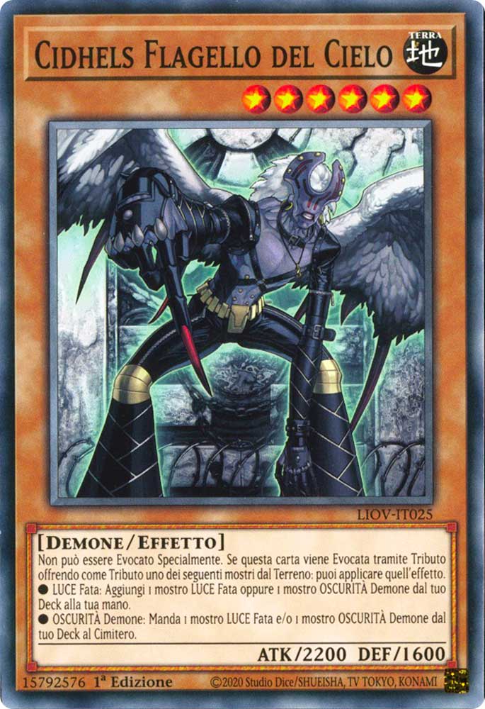 LIOV-IT025 Cidhels Flagello del Cielo comune 1a Edizione (IT) -NEAR MINT-